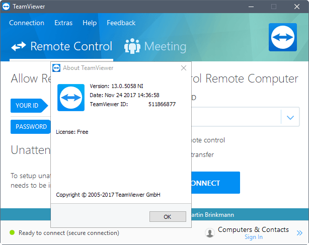 Can teamviewer remote print on a mac free